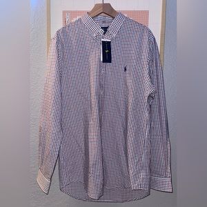 NWT Polo Ralph Lauren Men’s Dress Shirt Slim Fit Size Large